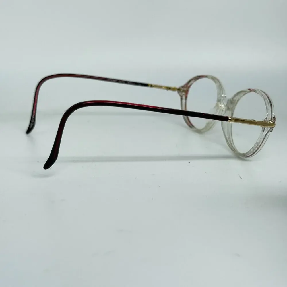 LUXOTTICA LU‎ 4280 W102 CLEAR /ROSE-RED Eyeglasses Frames 52-17-135 H18710